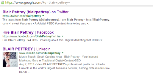 Linkedin + Blair Pettrey