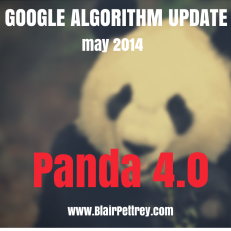 Google Panda 4.0 Update + Blair Pettrey